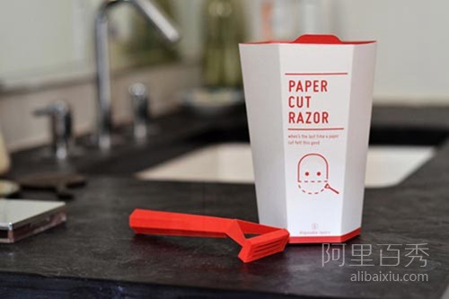 可以刮净胡须的纸质剃须刀--阿里百秀